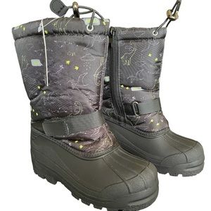 Snow boots dinosaur texture size12 NWT